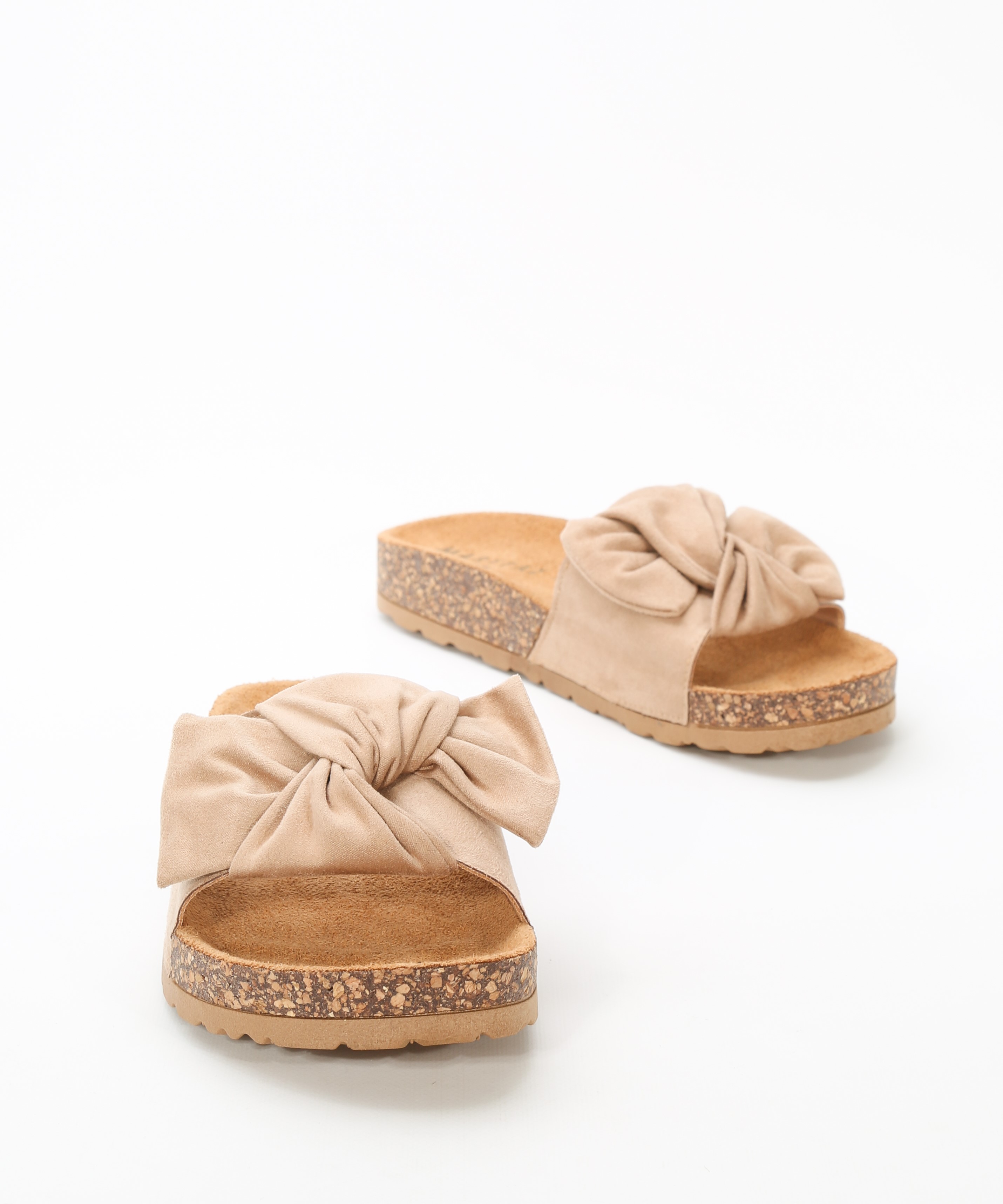 Sandalias planas lazo